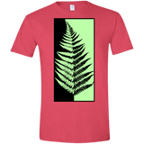 T-Shirts Heather Red / S Fern Press Men's Semi-Fitted Softstyle