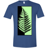T-Shirts Heather Royal / X-Small Fern Press Men's Semi-Fitted Softstyle
