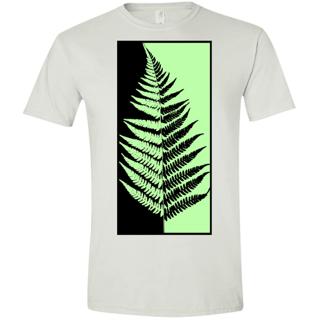 T-Shirts White / X-Small Fern Press Men's Semi-Fitted Softstyle