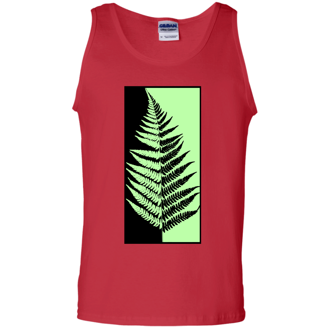 T-Shirts Red / S Fern Press Men's Tank Top