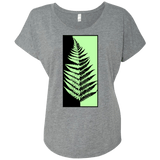 T-Shirts Premium Heather / X-Small Fern Press Triblend Dolman Sleeve