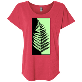 T-Shirts Vintage Red / X-Small Fern Press Triblend Dolman Sleeve