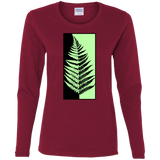T-Shirts Cardinal / S Fern Press Women's Long Sleeve T-Shirt