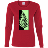 T-Shirts Red / S Fern Press Women's Long Sleeve T-Shirt
