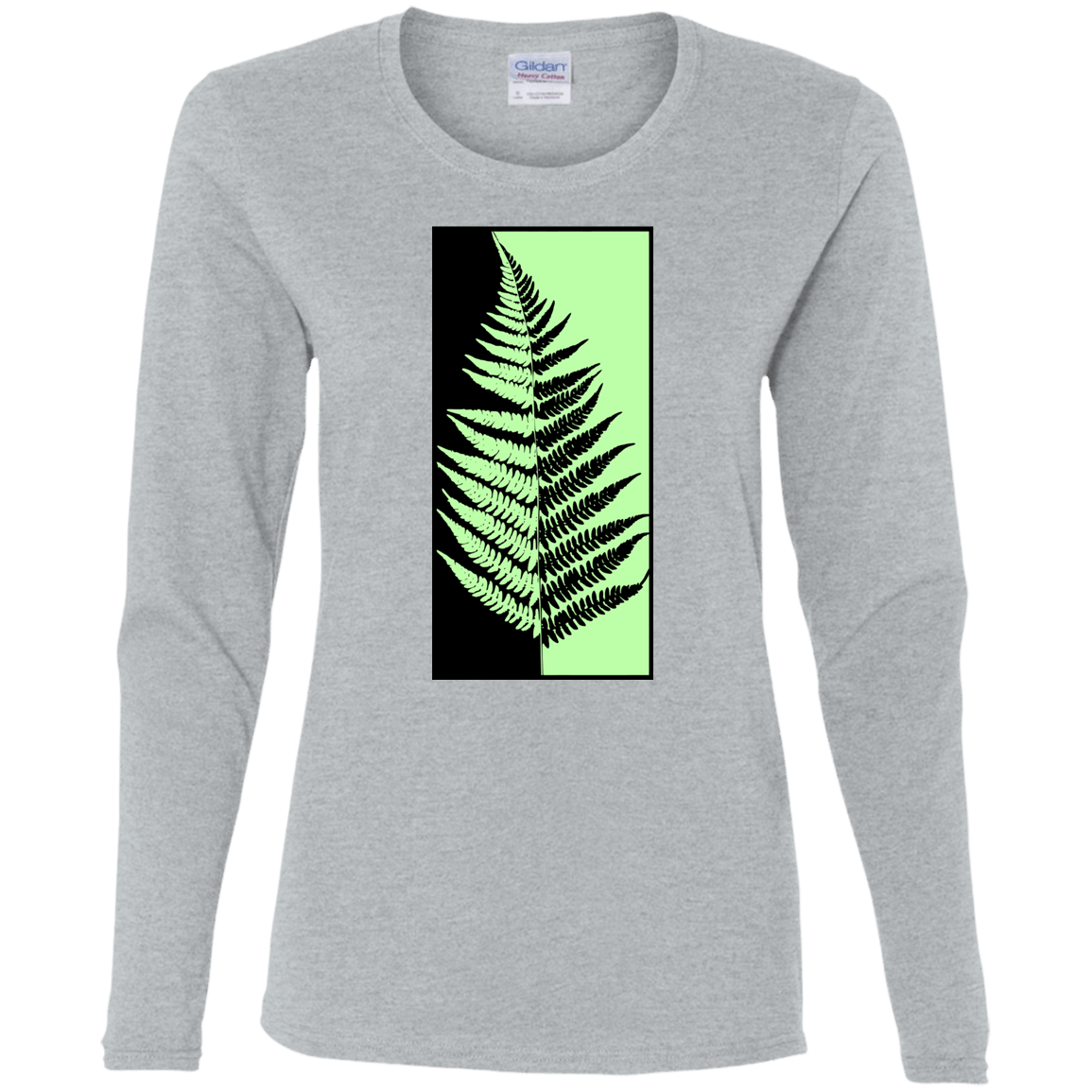 T-Shirts Sport Grey / S Fern Press Women's Long Sleeve T-Shirt