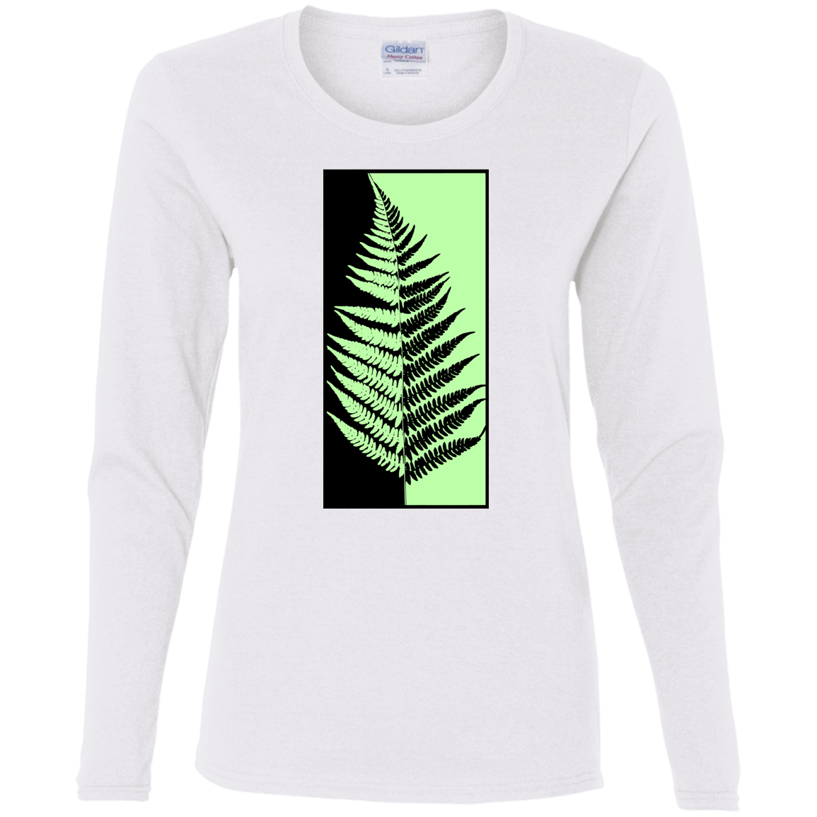 T-Shirts White / S Fern Press Women's Long Sleeve T-Shirt