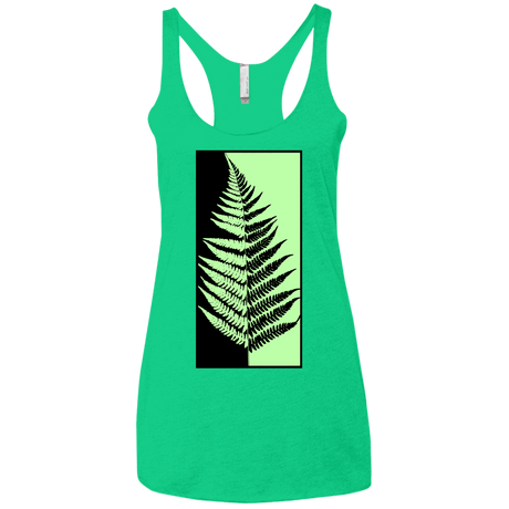 T-Shirts Envy / X-Small Fern Press Women's Triblend Racerback Tank