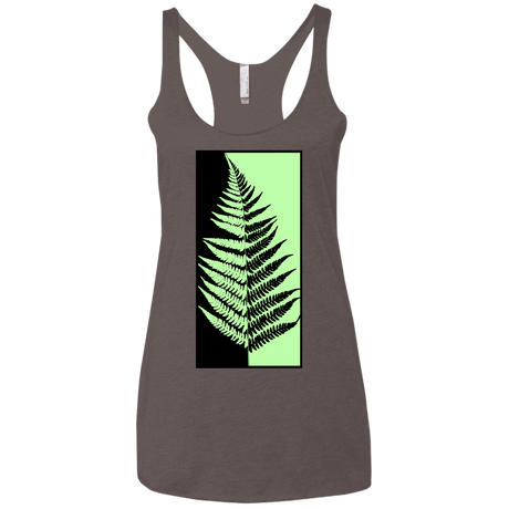 T-Shirts Macchiato / X-Small Fern Press Women's Triblend Racerback Tank