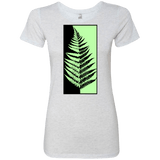 T-Shirts Heather White / S Fern Press Women's Triblend T-Shirt