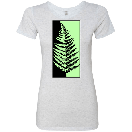 T-Shirts Heather White / S Fern Press Women's Triblend T-Shirt