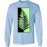 T-Shirts Light Blue / YS Fern Press Youth Long Sleeve T-Shirt