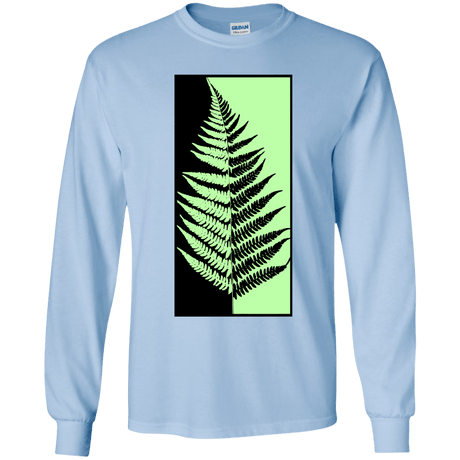 T-Shirts Light Blue / YS Fern Press Youth Long Sleeve T-Shirt