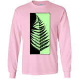 T-Shirts Light Pink / YS Fern Press Youth Long Sleeve T-Shirt