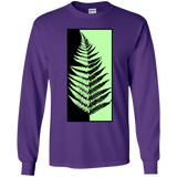 T-Shirts Purple / YS Fern Press Youth Long Sleeve T-Shirt