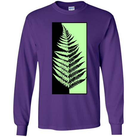 T-Shirts Purple / YS Fern Press Youth Long Sleeve T-Shirt