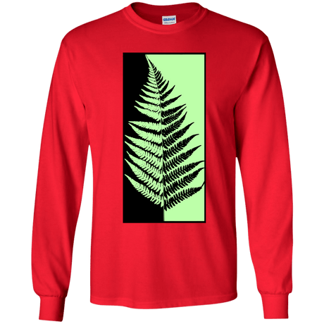 T-Shirts Red / YS Fern Press Youth Long Sleeve T-Shirt