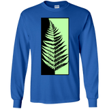 T-Shirts Royal / YS Fern Press Youth Long Sleeve T-Shirt