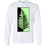 T-Shirts White / YS Fern Press Youth Long Sleeve T-Shirt