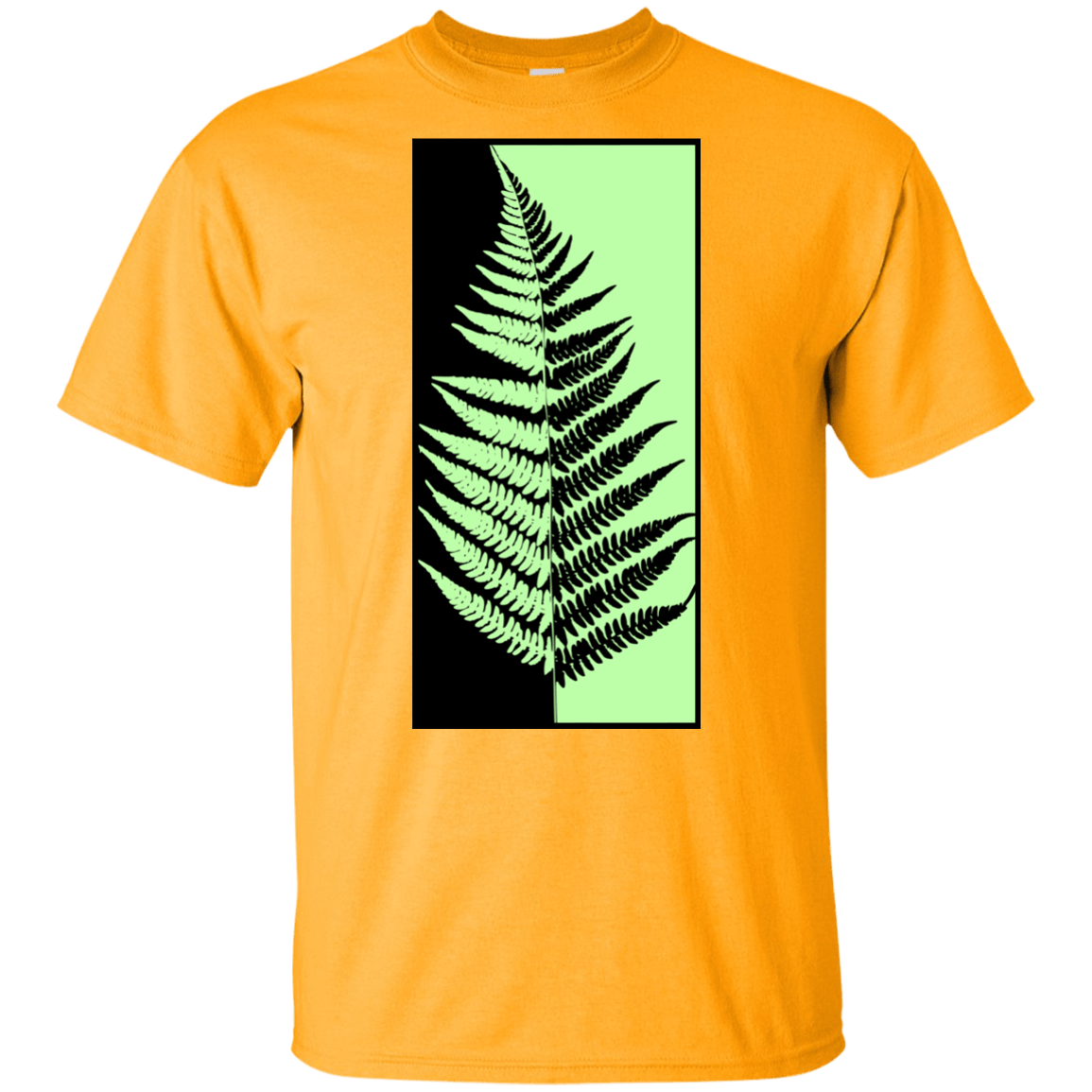 T-Shirts Gold / YXS Fern Press Youth T-Shirt