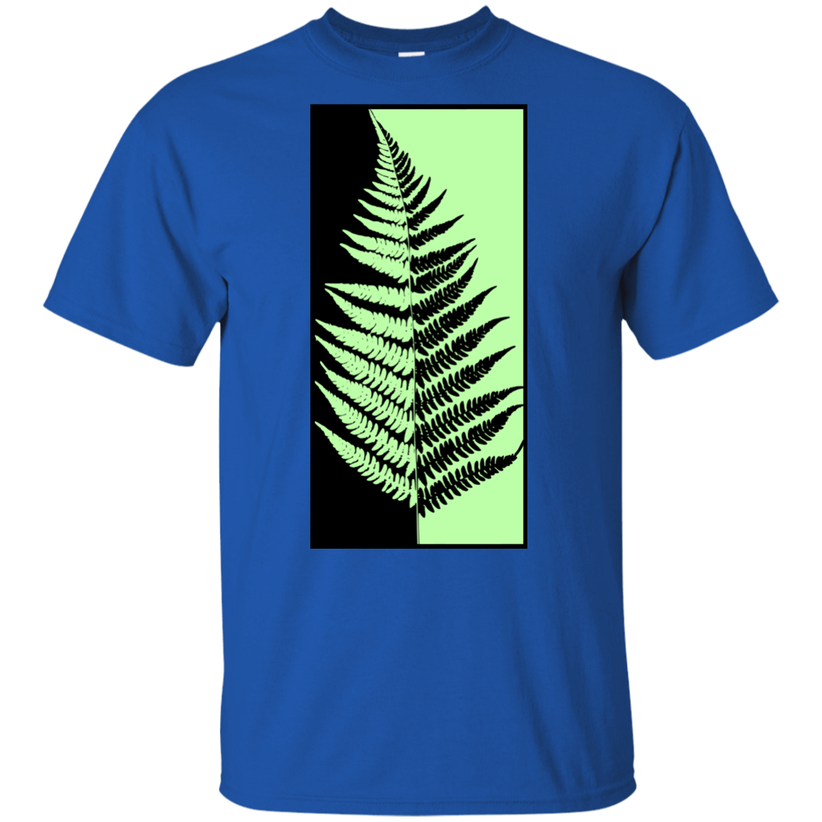 T-Shirts Royal / YXS Fern Press Youth T-Shirt