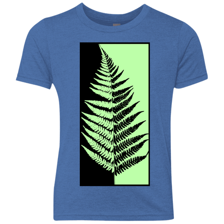 T-Shirts Vintage Royal / YXS Fern Press Youth Triblend T-Shirt