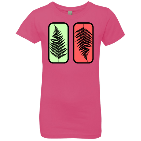 T-Shirts Hot Pink / YXS Ferns Girls Premium T-Shirt