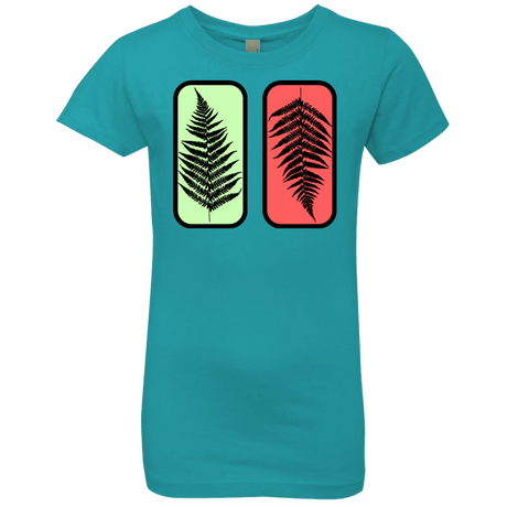 T-Shirts Tahiti Blue / YXS Ferns Girls Premium T-Shirt
