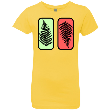 T-Shirts Vibrant Yellow / YXS Ferns Girls Premium T-Shirt
