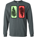 T-Shirts Dark Heather / S Ferns Men's Long Sleeve T-Shirt