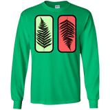 T-Shirts Irish Green / S Ferns Men's Long Sleeve T-Shirt
