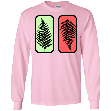 T-Shirts Light Pink / S Ferns Men's Long Sleeve T-Shirt