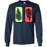 T-Shirts Navy / S Ferns Men's Long Sleeve T-Shirt