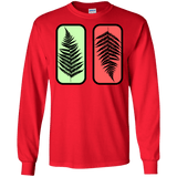 T-Shirts Red / S Ferns Men's Long Sleeve T-Shirt