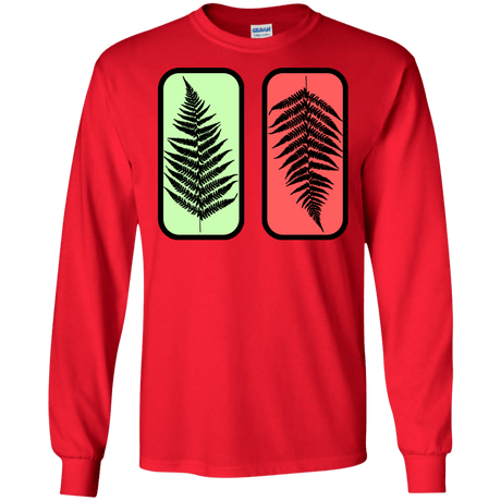 T-Shirts Red / S Ferns Men's Long Sleeve T-Shirt