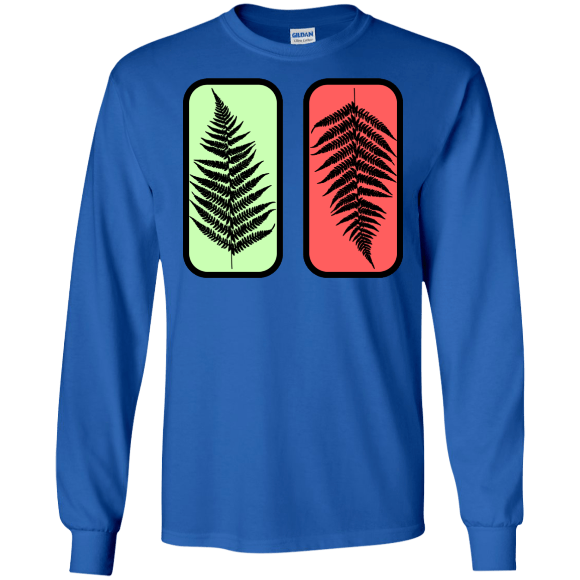 T-Shirts Royal / S Ferns Men's Long Sleeve T-Shirt