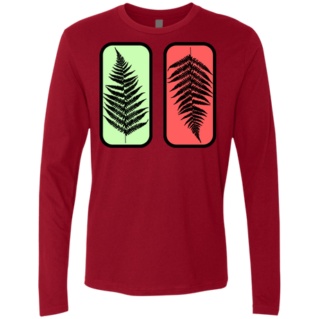 T-Shirts Cardinal / S Ferns Men's Premium Long Sleeve