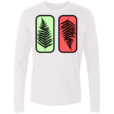 T-Shirts White / S Ferns Men's Premium Long Sleeve