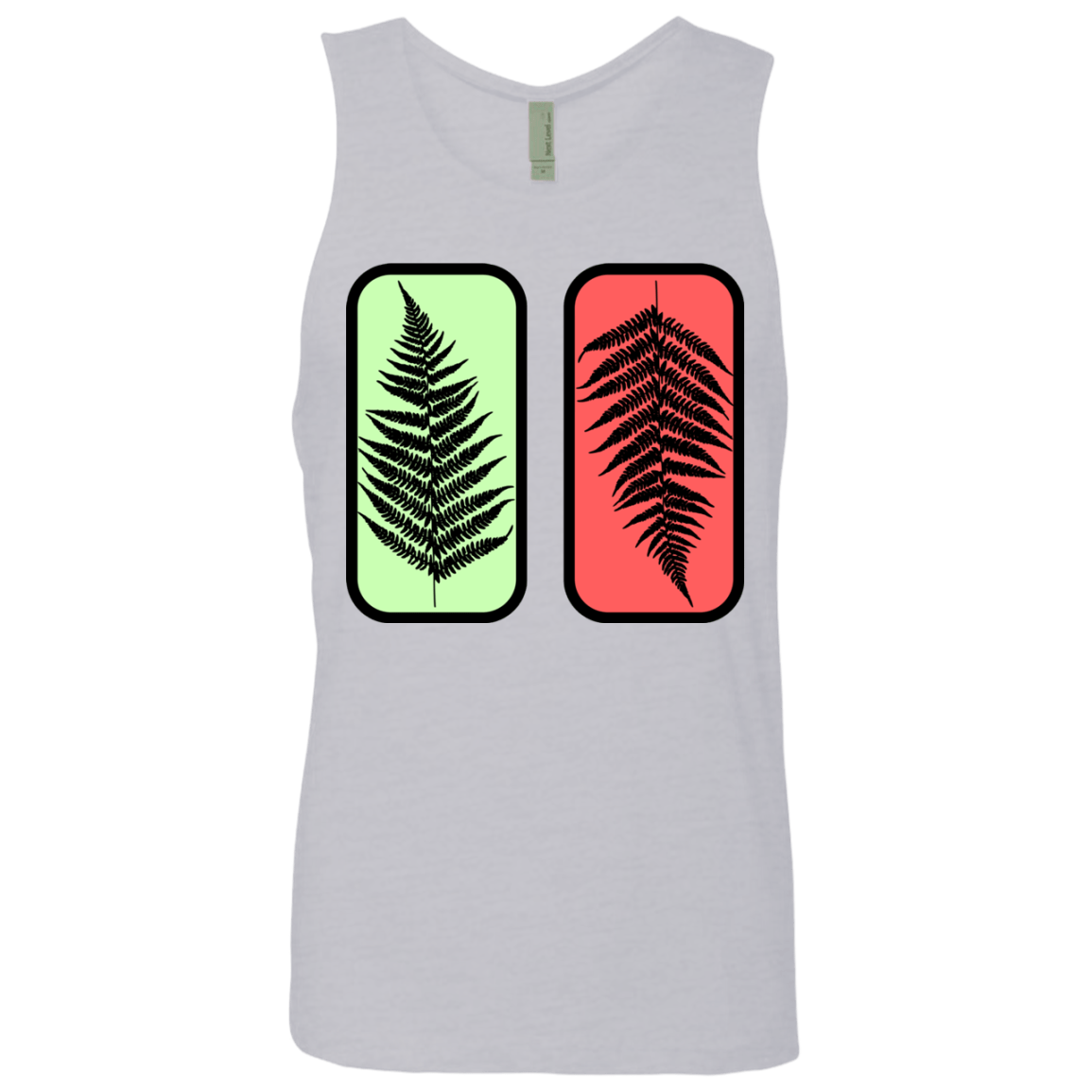 T-Shirts Heather Grey / S Ferns Men's Premium Tank Top