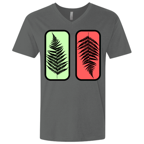 T-Shirts Heavy Metal / X-Small Ferns Men's Premium V-Neck