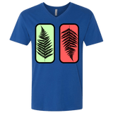 T-Shirts Royal / X-Small Ferns Men's Premium V-Neck