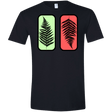 T-Shirts Black / X-Small Ferns Men's Semi-Fitted Softstyle