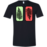 T-Shirts Black / X-Small Ferns Men's Semi-Fitted Softstyle