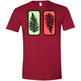 T-Shirts Cardinal Red / S Ferns Men's Semi-Fitted Softstyle