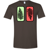 T-Shirts Dark Chocolate / S Ferns Men's Semi-Fitted Softstyle
