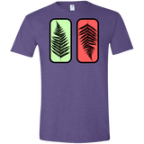 T-Shirts Heather Purple / S Ferns Men's Semi-Fitted Softstyle