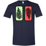 T-Shirts Navy / X-Small Ferns Men's Semi-Fitted Softstyle
