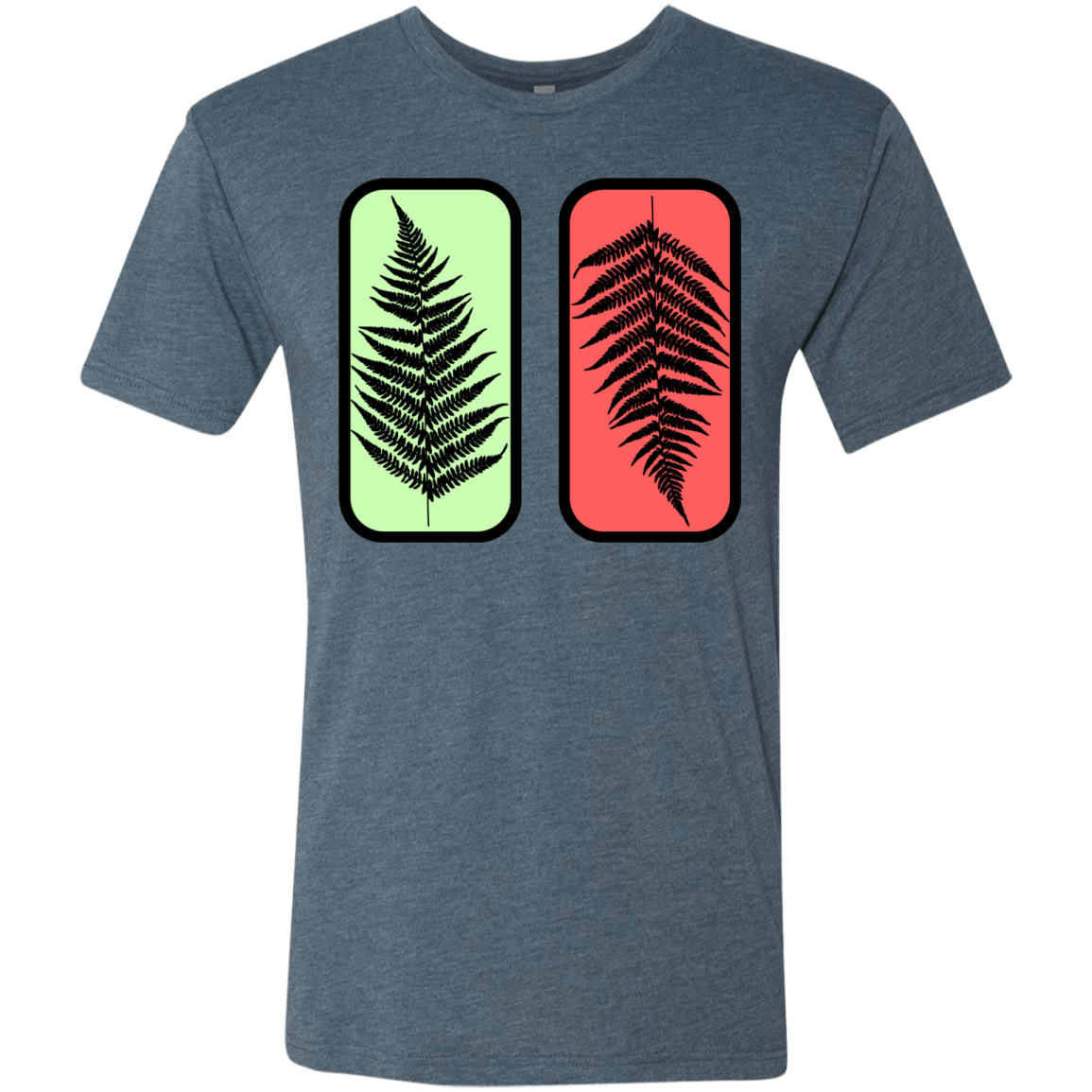 T-Shirts Indigo / S Ferns Men's Triblend T-Shirt