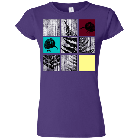 T-Shirts Purple / S Ferns n Chicks Junior Slimmer-Fit T-Shirt