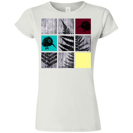 T-Shirts White / S Ferns n Chicks Junior Slimmer-Fit T-Shirt