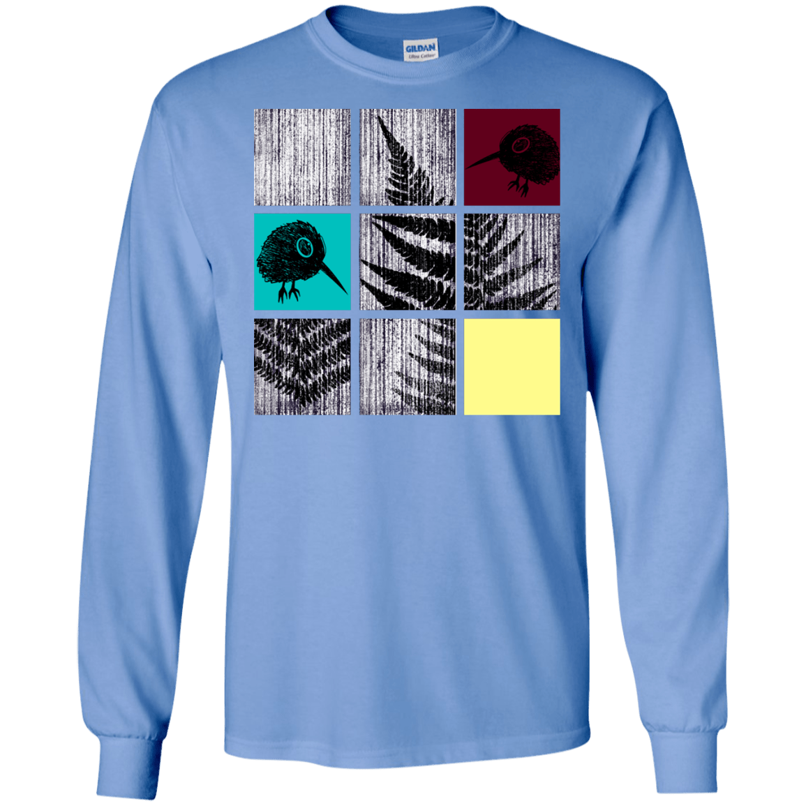 T-Shirts Carolina Blue / S Ferns n Chicks Men's Long Sleeve T-Shirt